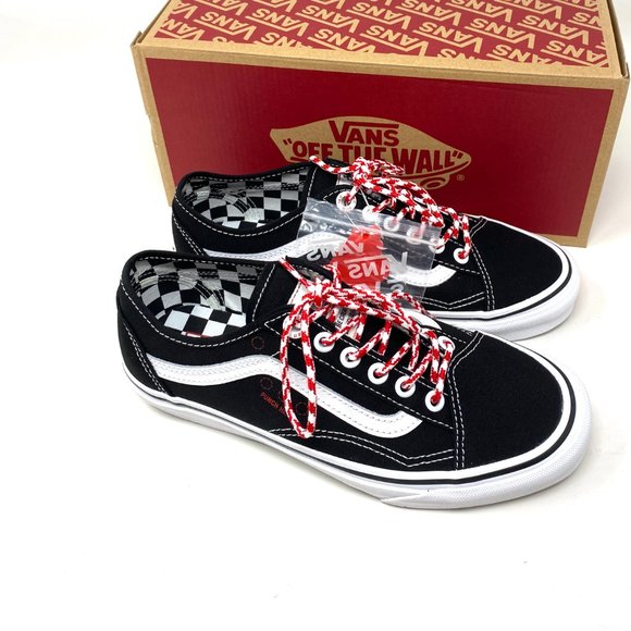 Vans Old Skool Tapered Skateboarding Checkered Women's size Canvas VN0A54F49Y4 - Picture 7 of 11